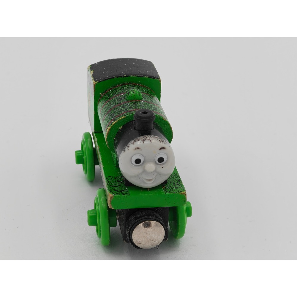 Thomas & Friends Wooden Railway Percy Green Engine Number 6 Learning Curve 2003